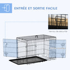 Caisse de transport pliante pour chien — vue 4