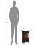 Poêle électrique néo-rétro 1800 W — vue 3