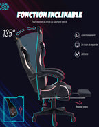 Chaise gaming oreilles de chat — vue 6
