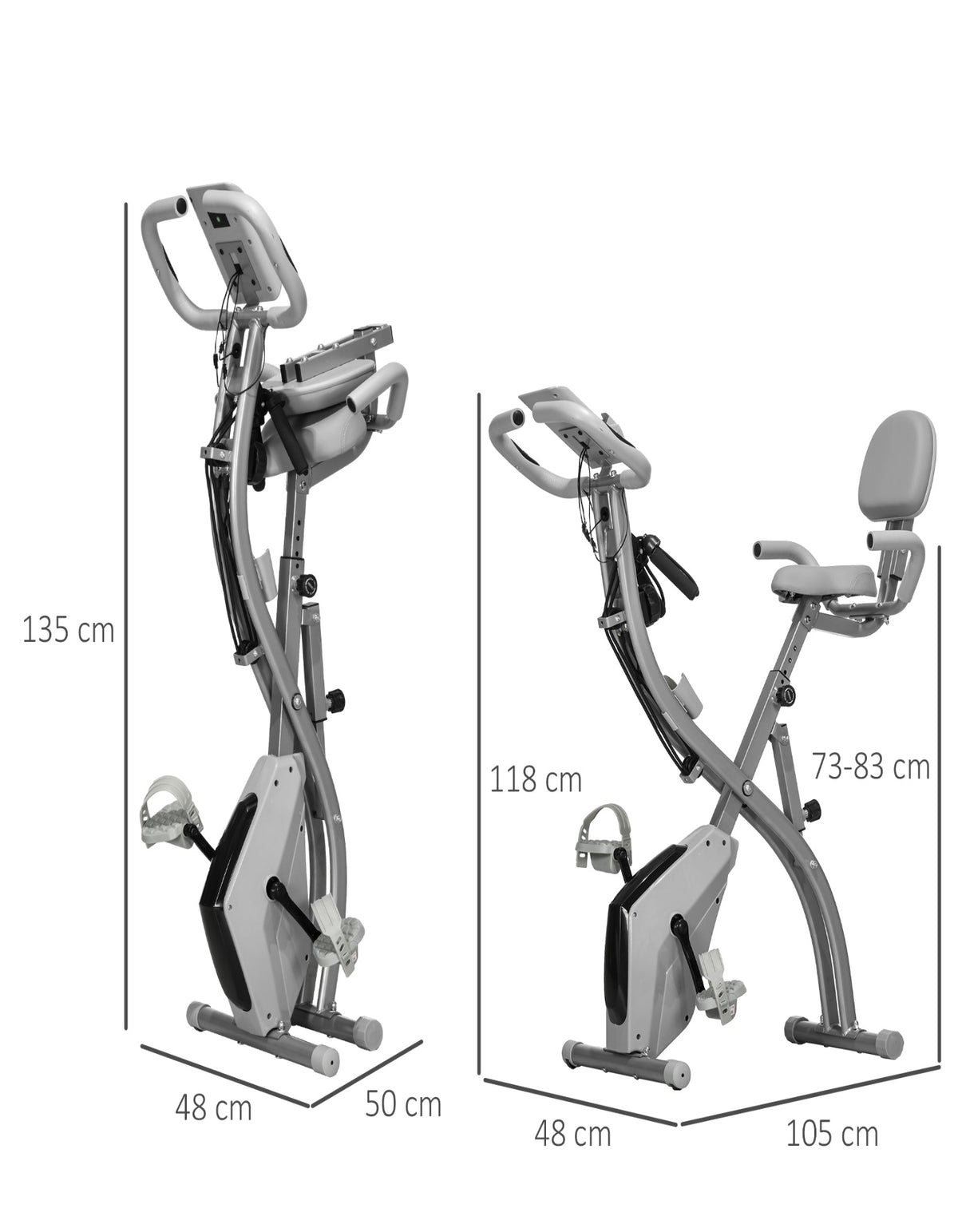 Vélo d'appartement pliable 4-en-1 — vue 3