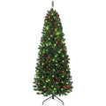 Sapin de Noël artificiel 180 cm lumineux — 240 LED multicolores et télécommande