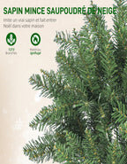 Sapin de Noël artificiel 210 cm slim — vue 6