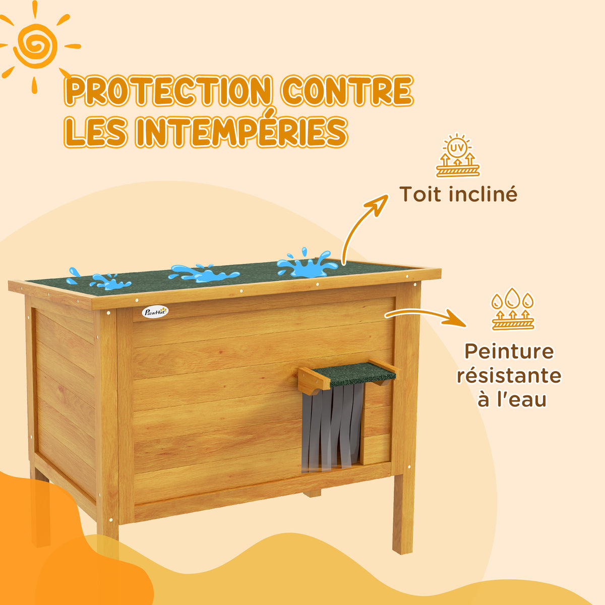 Niche d'extérieur isolée pour chat — vue 6