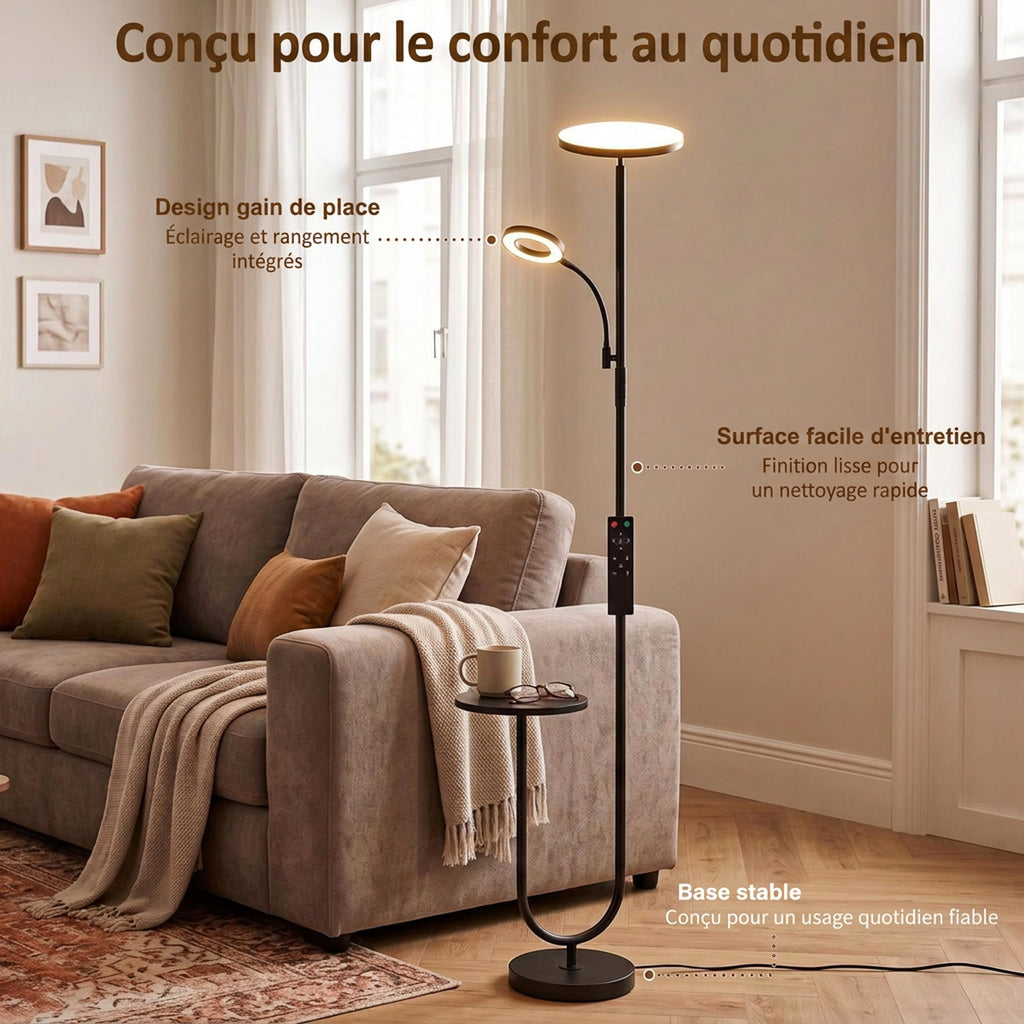Lampadaire liseuse LED 42 W — vue 7