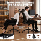 Fauteuil de bureau ergonomique en maille — vue 7
