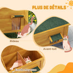 Niche d'extérieur isolée pour chat — vue 7