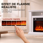 Cheminée électrique effet flamme 1800 W — vue 4