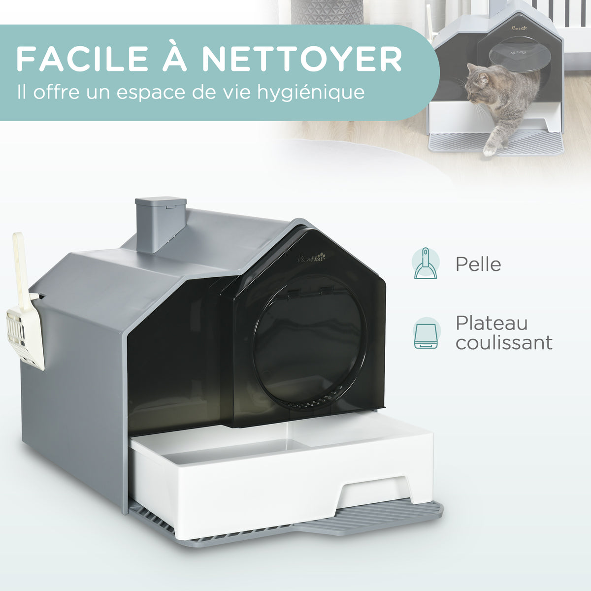 Maison de toilette pour chat — vue 5