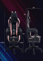 Chaise gaming oreilles de chat — vue 3