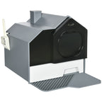 Maison de toilette pour chat — bac coulissant, filtres anti-odeur, pelle et tapis