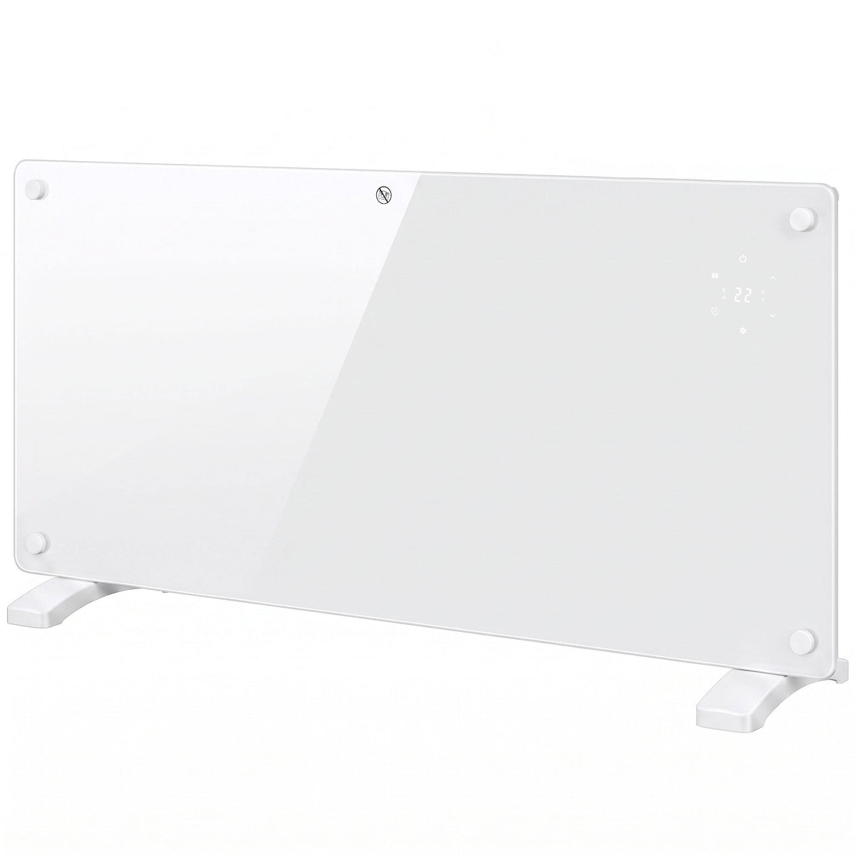 Radiateur électrique connecté Wi-Fi 2000 W — thermostat, programmation 7 jours