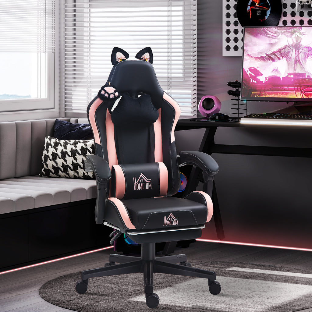 Chaise gaming oreilles de chat — vue 2
