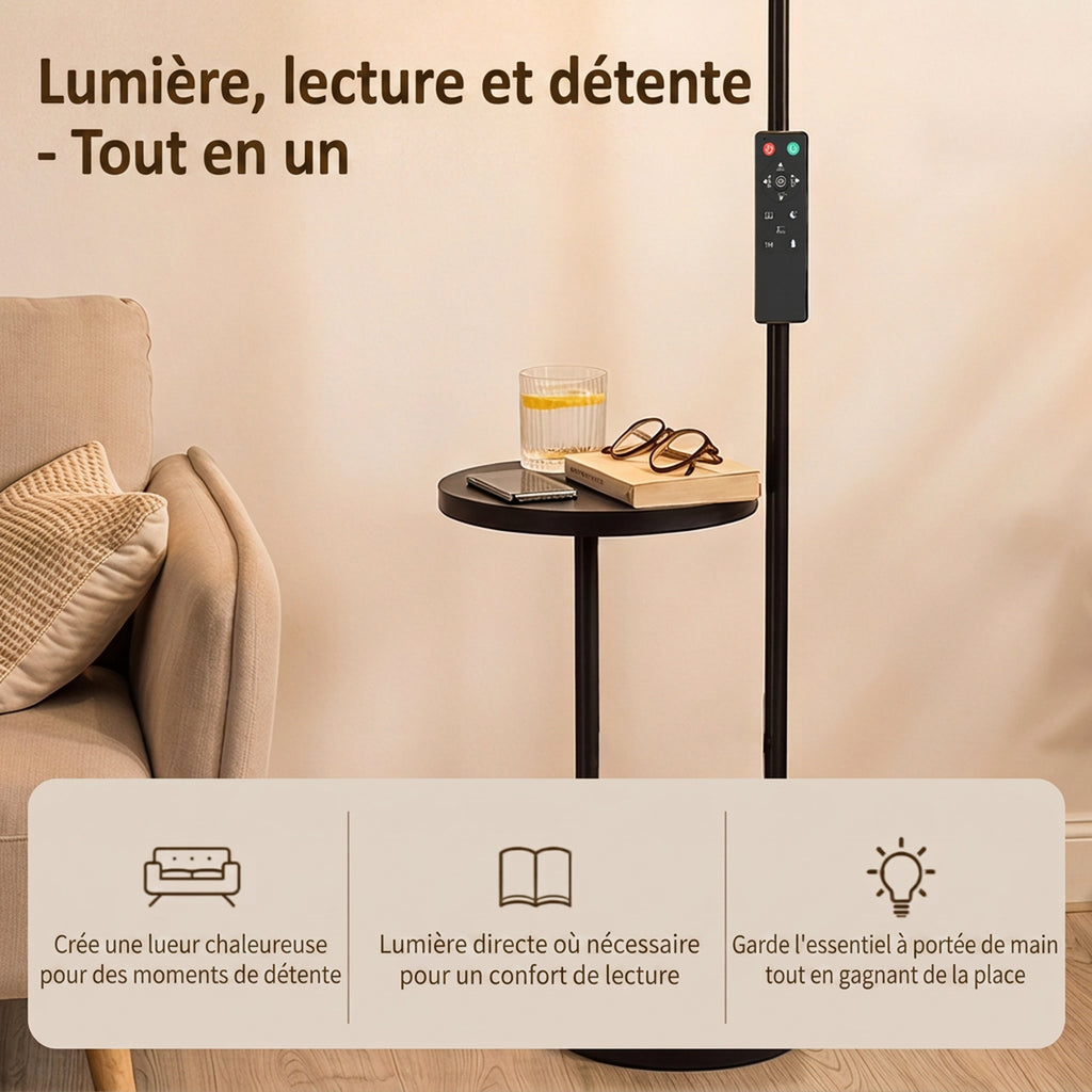 Lampadaire liseuse LED 42 W — vue 4