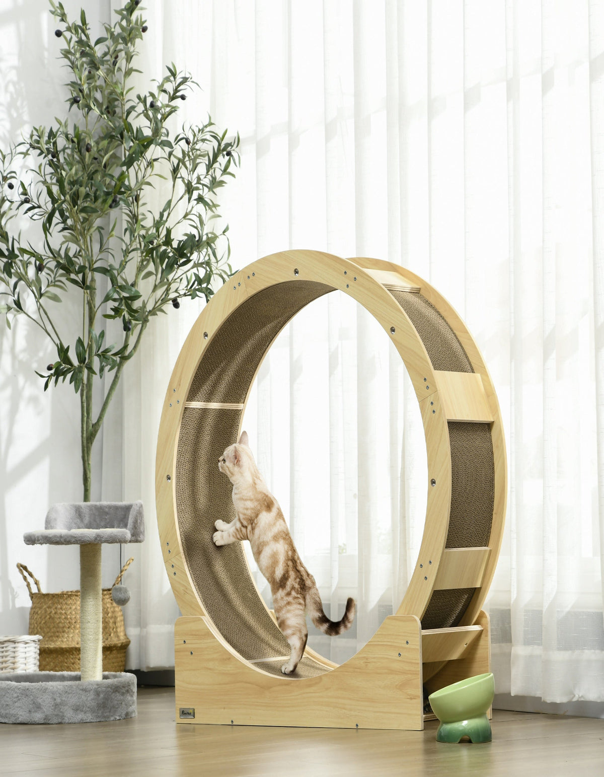 Roue d'exercice pour chat 91 cm — vue 2