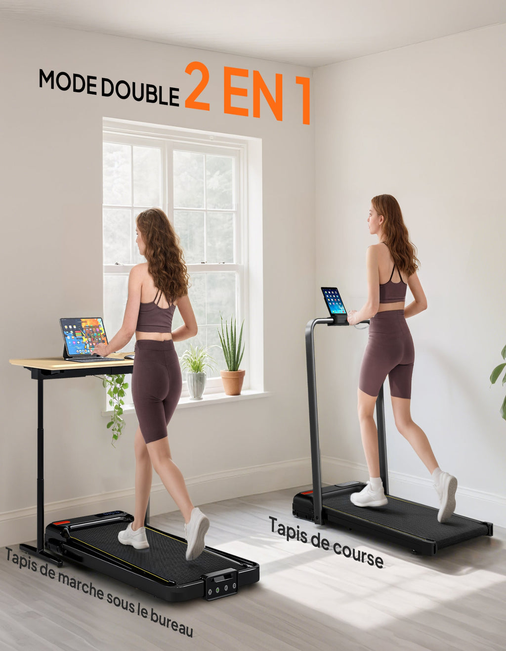 Tapis de marche pliable 2-en-1 — vue 5