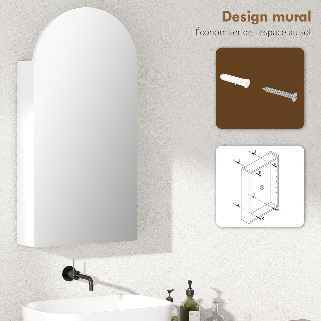 Armoire murale miroir salle de bain — vue 6