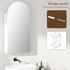 Armoire murale miroir salle de bain — vue 6