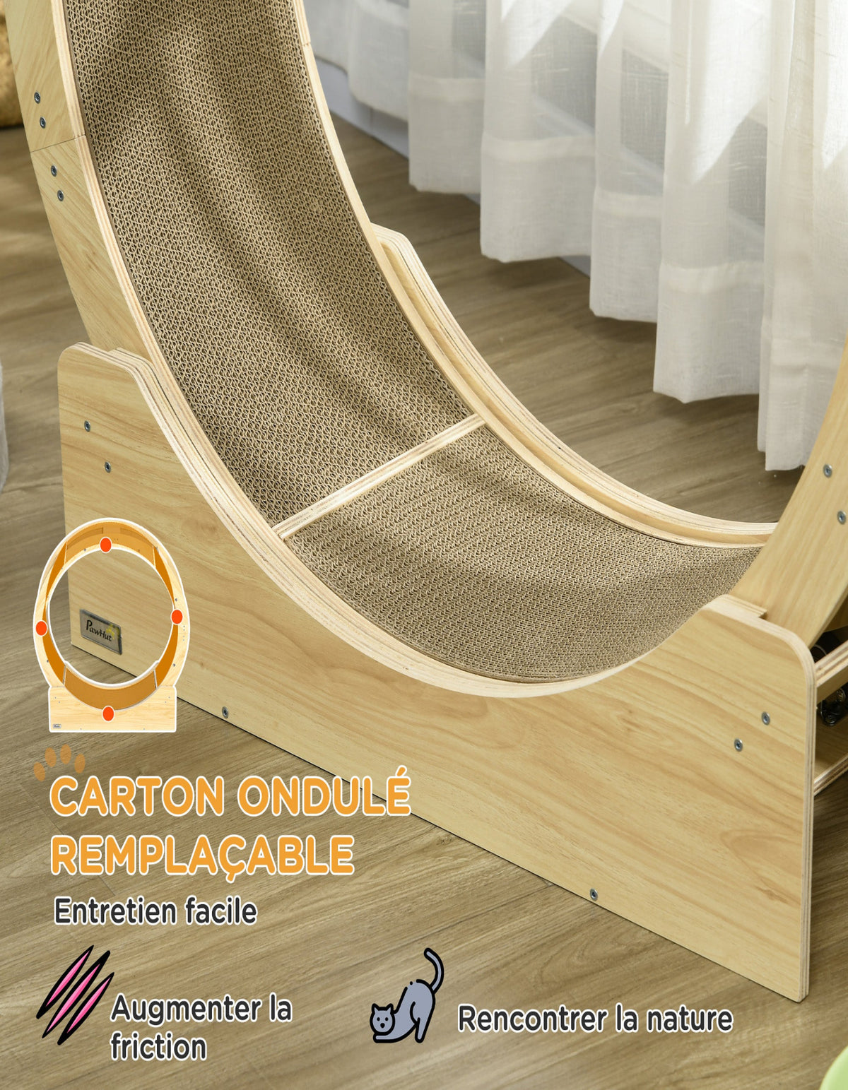 Roue d'exercice pour chat 91 cm — vue 7