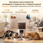 Distributeur de croquettes connecté Wi-Fi 6 L — vue 4